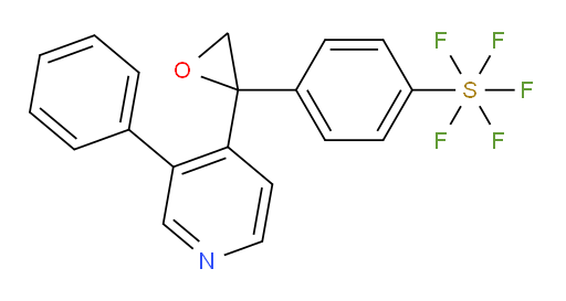 4-(2-(3-phenylpyridin-4-yl)oxiran-2-yl)(pentafluoromercapto)benzene