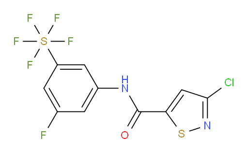 [3-[[(3-Chloro-5-isothiazolyl)carbonyl]amino]-5-fluorophenyl]sulfur pentafluoride