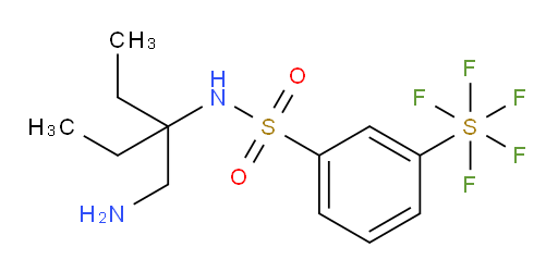 [3-[[[1-(Aminomethyl)-1-ethylpropyl]amino]sulfonyl]phenyl]sulfur pentafluoride