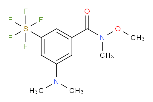 [3-(Dimethylamino)-5-[(methoxymethylamino)carbonyl]phenyl]sulfur pentafluoride
