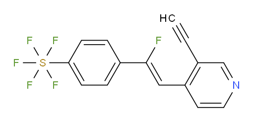 (Z)-4-(2-(3-ethynylpyridin-4-yl)-1-fluorovinyl)(pentafluoromercapto)benzene