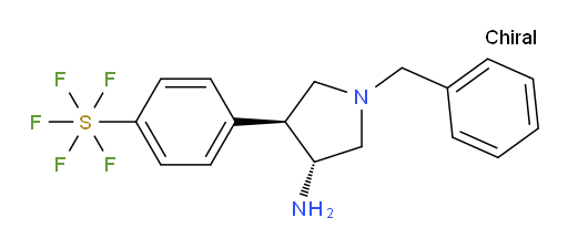 [rel-4-[(3R,4S)-4-Amino-1-(phenylmethyl)-3-pyrrolidinyl]phenyl]sulfur pentafluoride