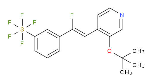 (Z)-3-(2-(3-(tert-butoxy)pyridin-4-yl)-1-fluorovinyl)(pentafluoromercapto)benzene