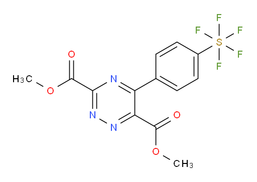 [4-[3,6-Bis(methoxycarbonyl)-1,2,4-triazin-5-yl]phenyl]sulfur pentafluoride