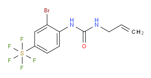 [3-Bromo-4-[[(2-propen-1-ylamino)carbonyl]amino]phenyl]sulfur pentafluoride