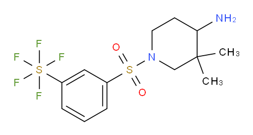 [3-[(4-Amino-3,3-dimethyl-1-piperidinyl)sulfonyl]phenyl]sulfur pentafluoride