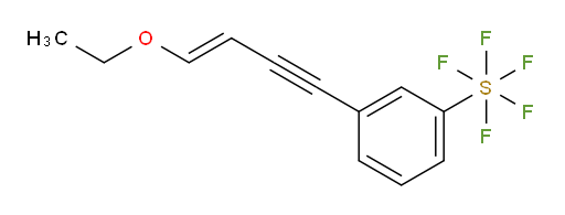 (E)-3-(4-ethoxybut-3-en-1-yn-1-yl)(pentafluoromercapto)benzene