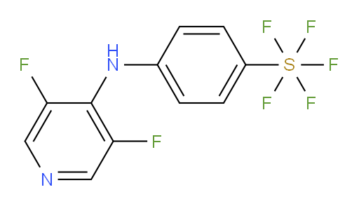 4-((3,5-difluoropyridin-4-yl)amino)(pentafluoromercapto)benzene