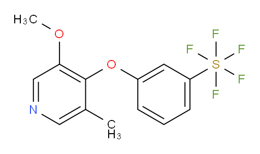 3-((3-methoxy-5-methylpyridin-4-yl)oxy)(pentafluoromercapto)benzene