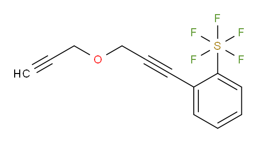 2-(3-(prop-2-yn-1-yloxy)prop-1-yn-1-yl)(pentafluoromercapto)benzene
