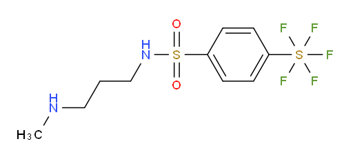 [4-[[[3-(methylamino)propyl]amino]sulfonyl]phenyl]sulfur pentafluoride