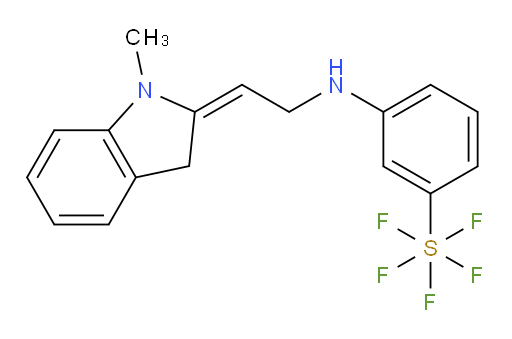 [m-[[2-(1-methylindolinylidene)ethyl]amino]phenyl]-sulfur pentafluoride