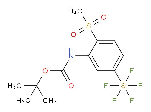 [3-[[(1,1-Dimethylethoxy)carbonyl]amino]-4-(methylsulfonyl)phenyl]sulfur pentafluoride