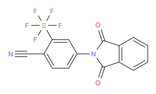 [2-cyano-5-(1,3-dihydro-1,3-dioxo-2H-isoindol-2-yl)phenyl]sulfur pentafluoride