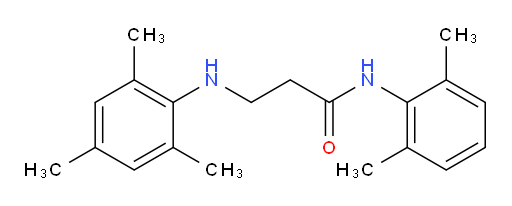 N-(2,6-dimethylphenyl)-3-(mesitylamino)propanamide