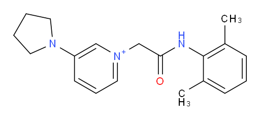 1-(2-((2,6-dimethylphenyl)amino)-2-oxoethyl)-3-(pyrrolidin-1-yl)pyridin-1-ium