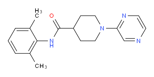 N-(2,6-dimethylphenyl)-1-(pyrazin-2-yl)piperidine-4-carboxamide