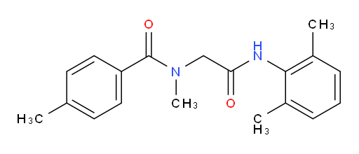 N-(2-((2,6-dimethylphenyl)amino)-2-oxoethyl)-N,4-dimethylbenzamide