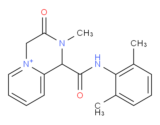 1-((2,6-dimethylphenyl)carbamoyl)-2-methyl-3-oxo-1,2,3,4-tetrahydropyrido[1,2-a]pyrazin-5-ium