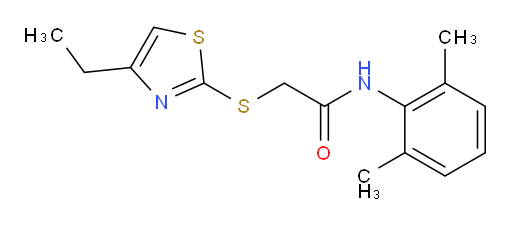 N-(2,6-dimethylphenyl)-2-((4-ethylthiazol-2-yl)thio)acetamide