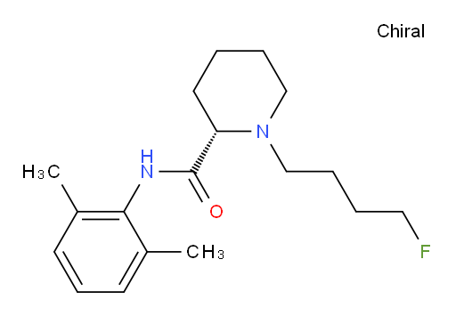 (S)-N-(2,6-dimethylphenyl)-1-(4-fluorobutyl)piperidine-2-carboxamide