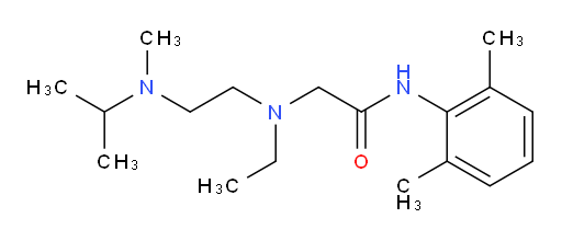 N-(2,6-dimethylphenyl)-2-(ethyl(2-(isopropyl(methyl)amino)ethyl)amino)acetamide