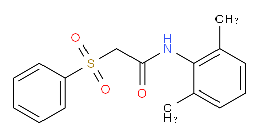 N-(2,6-dimethylphenyl)-2-(phenylsulfonyl)acetamide