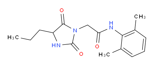 N-(2,6-dimethylphenyl)-2-(2,5-dioxo-4-propylimidazolidin-1-yl)acetamide
