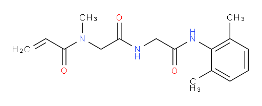 N-(2-((2-((2,6-dimethylphenyl)amino)-2-oxoethyl)amino)-2-oxoethyl)-N-methylacrylamide