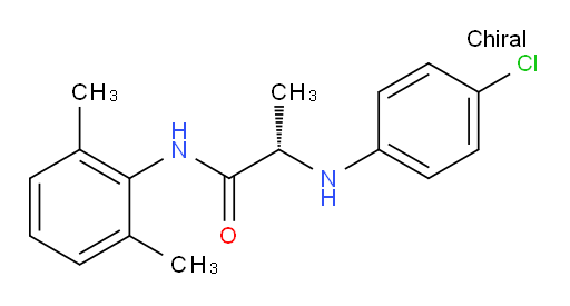 (S)-2-((4-chlorophenyl)amino)-N-(2,6-dimethylphenyl)propanamide