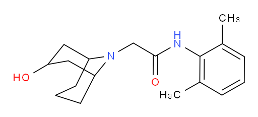 N-(2,6-dimethylphenyl)-2-(3-hydroxy-9-azabicyclo[3.3.1]nonan-9-yl)acetamide