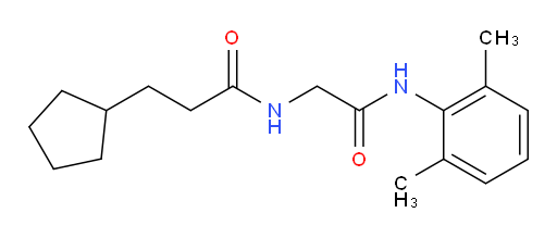3-cyclopentyl-N-(2-((2,6-dimethylphenyl)amino)-2-oxoethyl)propanamide