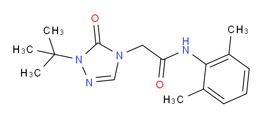 2-(1-(tert-butyl)-5-oxo-1H-1,2,4-triazol-4(5H)-yl)-N-(2,6-dimethylphenyl)acetamide