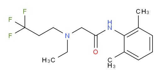 N-(2,6-dimethylphenyl)-2-(ethyl(3,3,3-trifluoropropyl)amino)acetamide