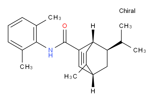 (1R,4R,7R)-N-(2,6-dimethylphenyl)-7-isopropyl-5-methylbicyclo[2.2.2]octa-2,5-diene-2-carboxamide