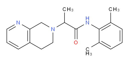 2-(5,6-dihydro-1,7-naphthyridin-7(8H)-yl)-N-(2,6-dimethylphenyl)propanamide