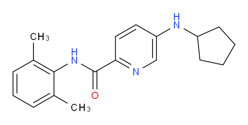 5-(cyclopentylamino)-N-(2,6-dimethylphenyl)picolinamide