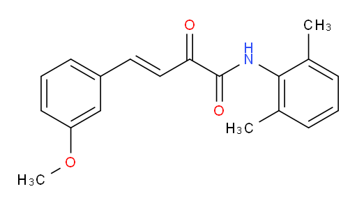 (E)-N-(2,6-dimethylphenyl)-4-(3-methoxyphenyl)-2-oxobut-3-enamide