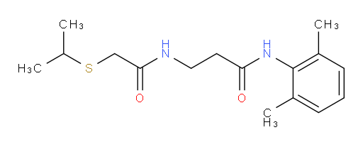 N-(2,6-dimethylphenyl)-3-(2-(isopropylthio)acetamido)propanamide