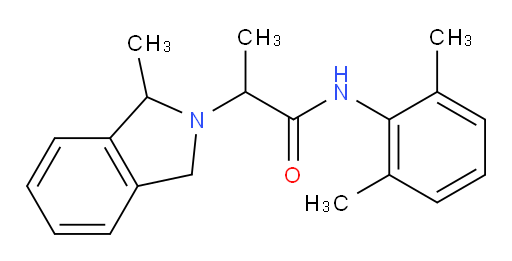 N-(2,6-dimethylphenyl)-2-(1-methylisoindolin-2-yl)propanamide