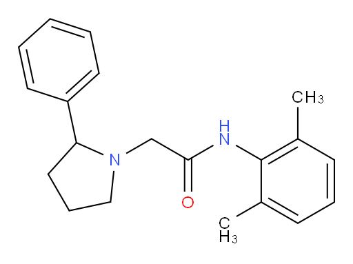 N-(2,6-dimethylphenyl)-2-(2-phenylpyrrolidin-1-yl)acetamide