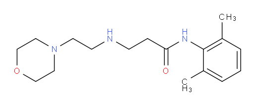 N-(2,6-dimethylphenyl)-3-((2-morpholinoethyl)amino)propanamide