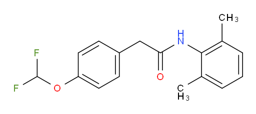 2-(4-(difluoromethoxy)phenyl)-N-(2,6-dimethylphenyl)acetamide