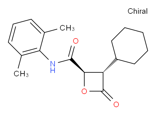 (2R,3S)-3-cyclohexyl-N-(2,6-dimethylphenyl)-4-oxooxetane-2-carboxamide
