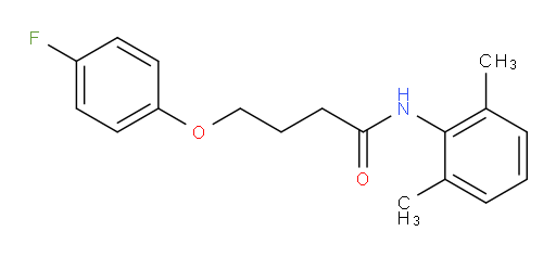 N-(2,6-dimethylphenyl)-4-(4-fluorophenoxy)butanamide