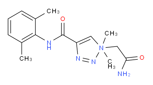 4-[[(2,6-Dimethylphenyl)amino]carbonyl]-N,N-dimethyl-1H-1,2,3-triazole-1-acetamide