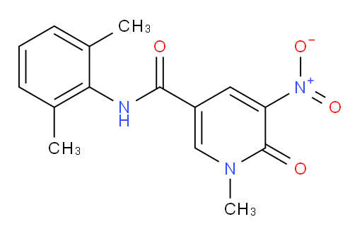 N-(2,6-dimethylphenyl)-1-methyl-5-nitro-6-oxo-1,6-dihydropyridine-3-carboxamide