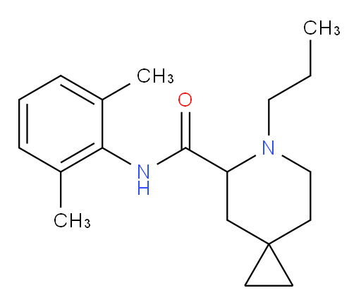 N-(2,6-dimethylphenyl)-6-propyl-6-azaspiro[2.5]octane-5-carboxamide