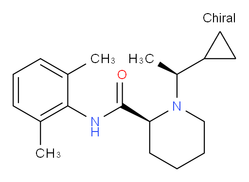 (S)-1-((S)-1-cyclopropylethyl)-N-(2,6-dimethylphenyl)piperidine-2-carboxamide
