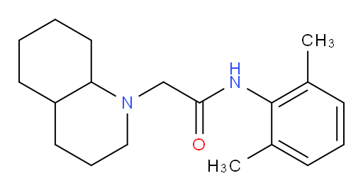 N-(2,6-dimethylphenyl)-2-(octahydroquinolin-1(2H)-yl)acetamide